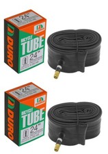 2 DURO BICYCLE 24 X 2.25/2.35/2.50 TUBE 33MM STANDARD SCHRADER/AMERICAN VALVE.
