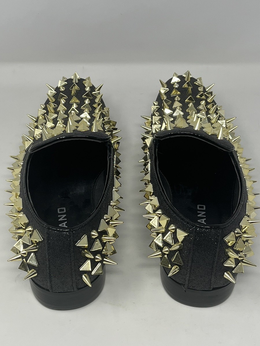 Spike Shoes Bolano Men's Dress Shoes, Spiked Shoes, Gold Spiked, Size Spike Shoes Bolano Men's Dress Shoes, Spiked Shoes, Gold Spiked, Size