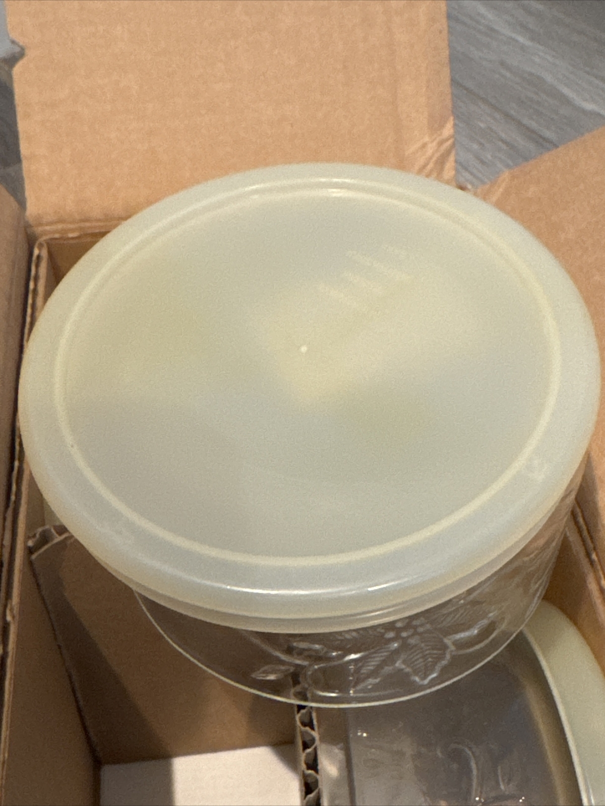 Princess House Fantasia Ovenware Set of 4 Crystal Bowls/Ramekins With