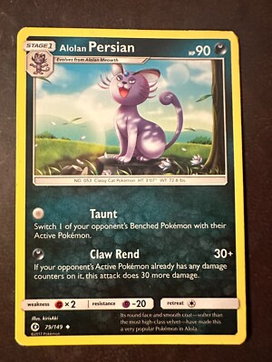 Alolan Persian 79/149 Sm Base Set Regular | eBay Alolan Persian 79/149 Sm Base Set Regular | eBay