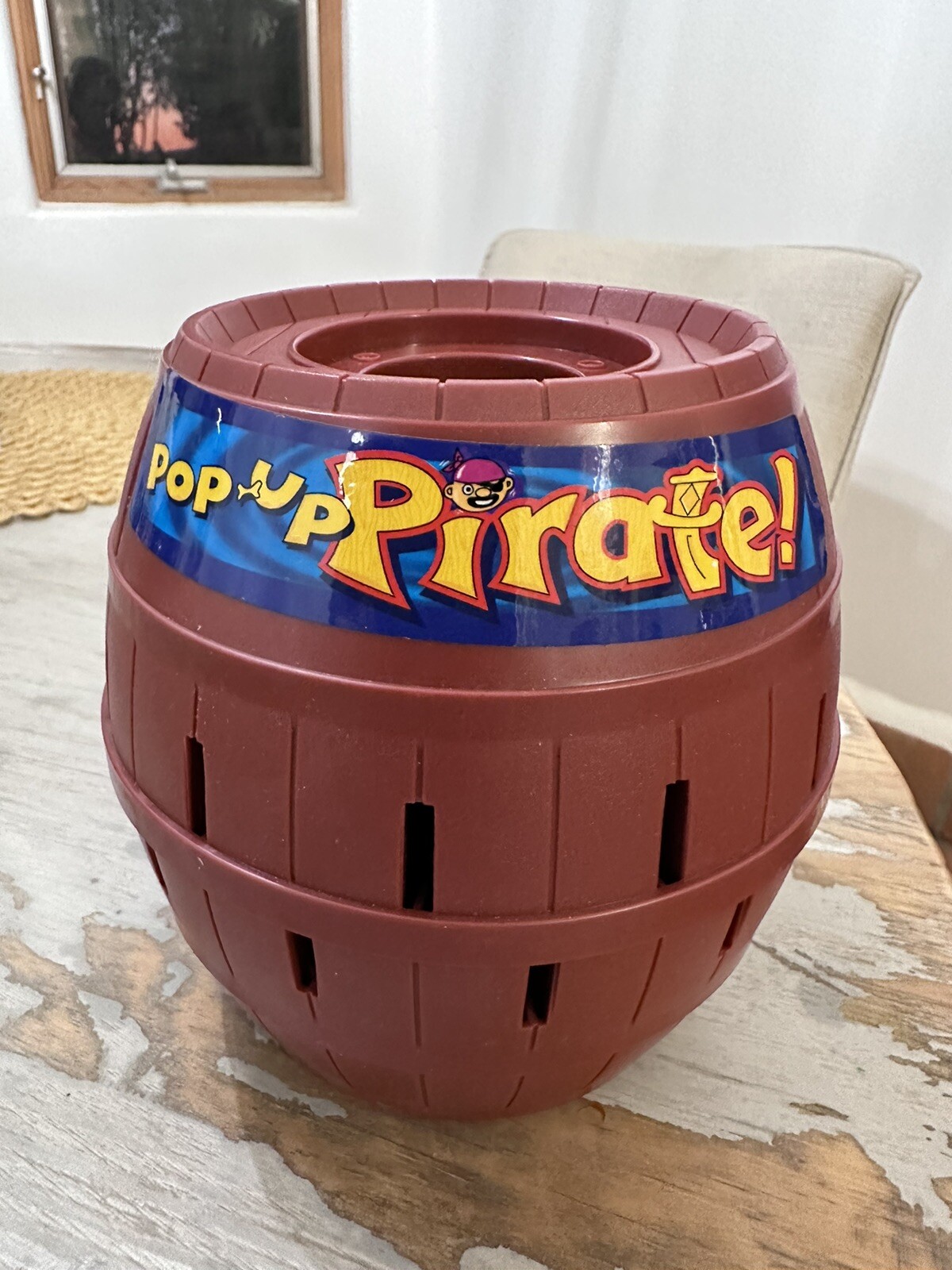 Tomy 1979 Super Pop-Up Pirate! Game-Replacement PARTS- 5.5x5.5” Brown Barre 24