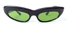 CLASSIC ART DECO SUNGLASSES VINTAGE ITALY ROME MID-CENTURY UNISEX 50s MINT