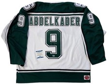 JUSTIN ABDELKADER SIGNED MICHIGAN STATE JERSEY BECKETT COA XL