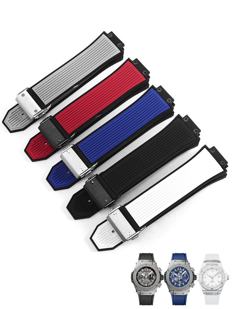 Silicone Rubber Watch Strap Band for Hublot Big Bang-image