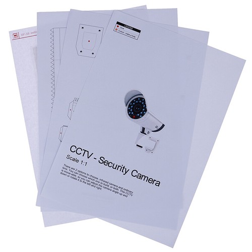 1:1 Paper Model Fake Security Dummy Surveillance Camera Security Model Puzzi-ja - Picture 8 of 12