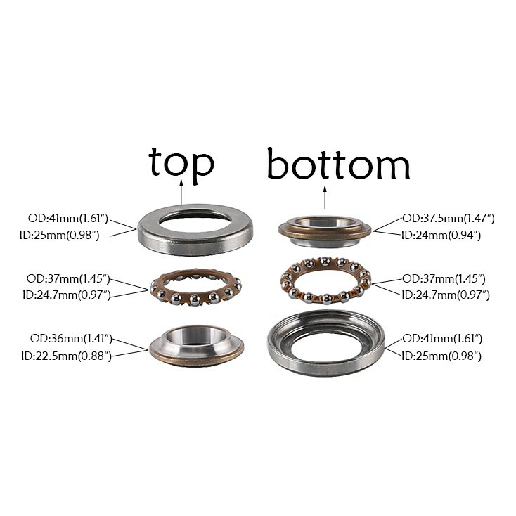 Cuscinetto Sterzo 91683 Cuscinetti A Rulli Conici Per Stelo Sterzo Per CRF50 50cc 90cc 110cc 140cc 160cc Cuscinetto Per Stelo Bici Da Cross Pit Bike - Foto 5