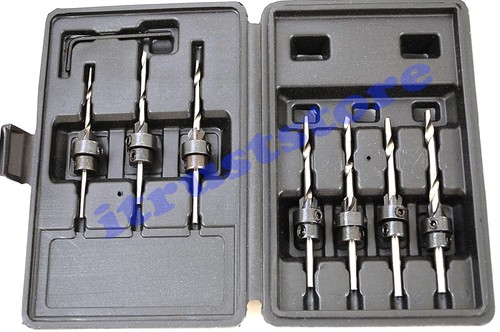 TAPERED COUNTERSINK DRILL BIT TOOL SET 