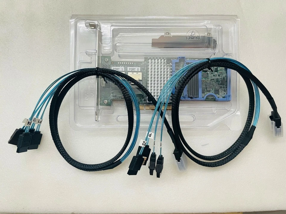 9207-8I 8-Port 6Gbps PCI-e IT MODE FW:P20 LSI 9207-8I +2*SFF8087 SATA US - Image 3 of 4