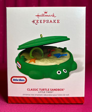 Hallmark 2014 Little Tikes Classic Turtle Sandbox Keepsake Ornament NRFB