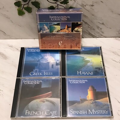 ELEMENTS International Collection Music 4-CD Set Greece Hawaii France & Spain