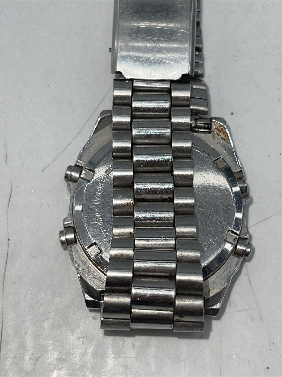 Seiko Silver Wave A258-5000 A2 Digi Alarm Chronograph 1980