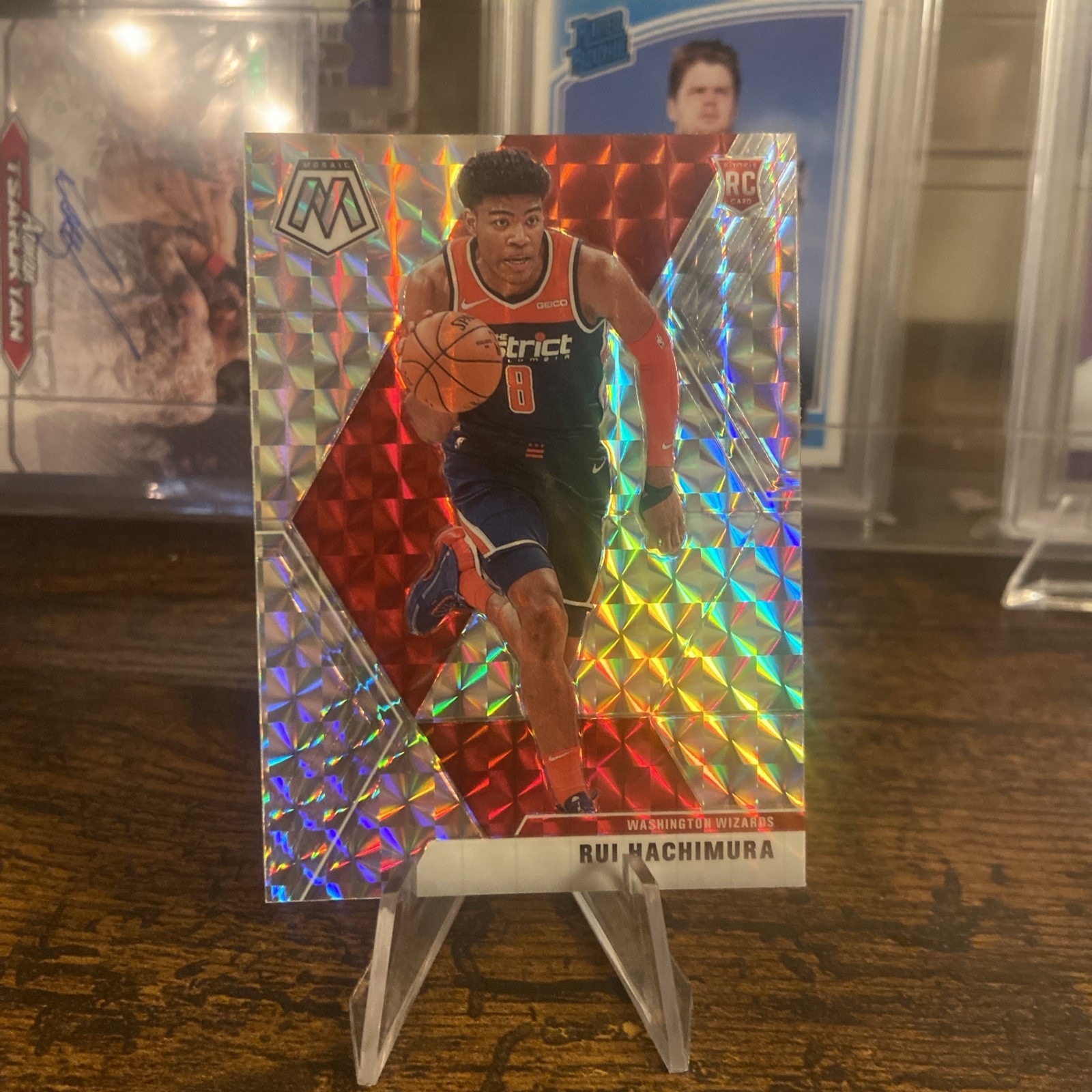 2019-20 Panini Mosaic Rookies Silver Prizm Rui Hachimura #231 Rookie RC 1p66