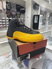 Size 10M/11.5W - Jordan 12 Retro Black University Gold 130690-070 Pre-Owned