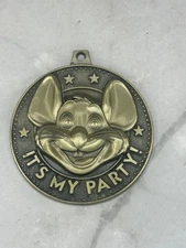 Vintage Crown Awards “It’s My Party” Chuck E. Cheese Pendant