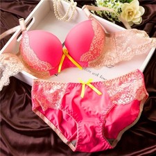 Lace Women Bra And Panties Underwear Push Up Bra Set