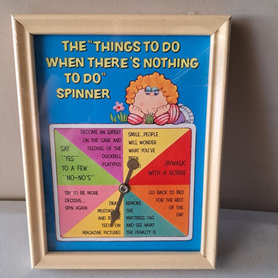 Sealed NOS 'Boredom Spinner' from a pre-smartphone era — a delightfully analog antidote to doing nothing that feels oddly relevant again.