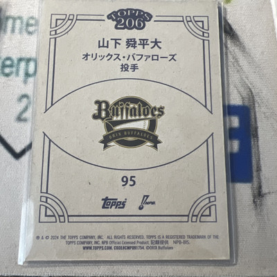 Shunpeita Yamashita - 2024 Topps 206 NPB - Orix Buffaloes | eBay