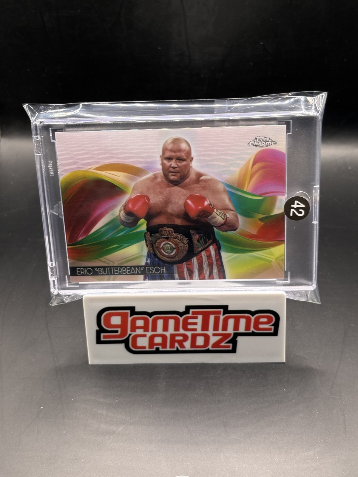 AUCTION #42- ERIC "BUTTERBEAN" ESCH 2024 TOPPS CHROME HELIX CASE HIT SSP