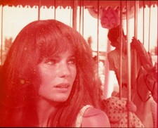 LMP104-156 1980s Actress Jacqueline Bisset On Set Shoot ORIG 35mm COLOR SLIDE