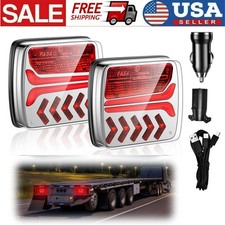 Magnetic Wireless Trailer Lights, Rechargeable LED Trailer Light for Trailer