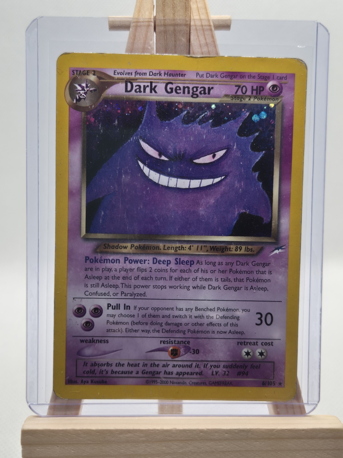 Vintage Dark Gengar Holo 6/105 WOTC Neo Destiny Pokemon TCG Card