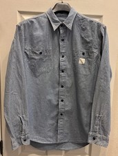 Vintage Polo Jean Co. Ralph Lauren Men  s Denim Blue Long Sleeve Button Up Shirt