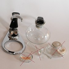 CONA Size B Ersatzteile • Ständer • Kanne • Glaskolben‑Brenner • Deckel • einzel