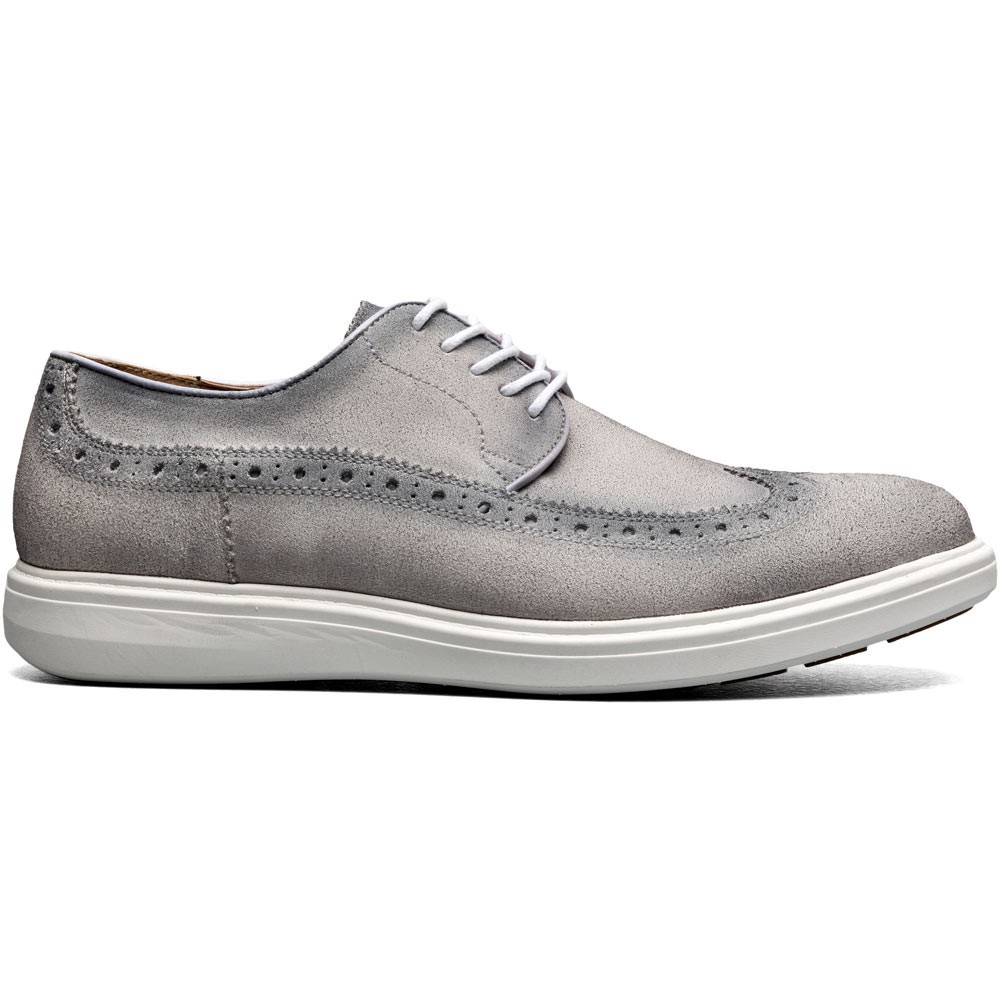Stacy Adams Shoes Trudell Wingtip Lace Up Light Gray Size 12 — photo 2
