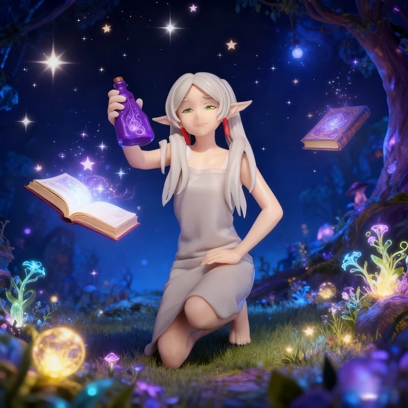 11cm Frieren: Beyond Journey s End Anime Figure Magic Potion Bottle Frieren