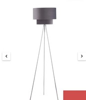 The Very CollectionTia Two Tiered Floor Lamp - Grey/Silver