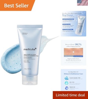 Deep Cleansing Facial Foam with AHA & BHA - Effective for All Skin Types