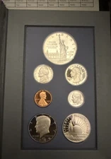 1986 United States Prestige Set 7 Coins W/ OGP & COA