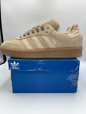 Adidas Men's Samba XLG Suede Sneakers Cardboard Beige Gum Size 10 NIB JI3196
