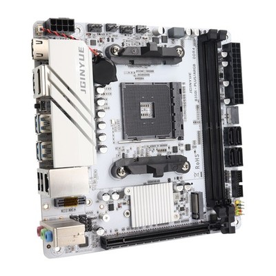 Mini ITX Motherboard AM4, B350I-PLUS ARGB 2xM.2 NVMe 2xDDR4 32GB Ryze AMD 1-5000