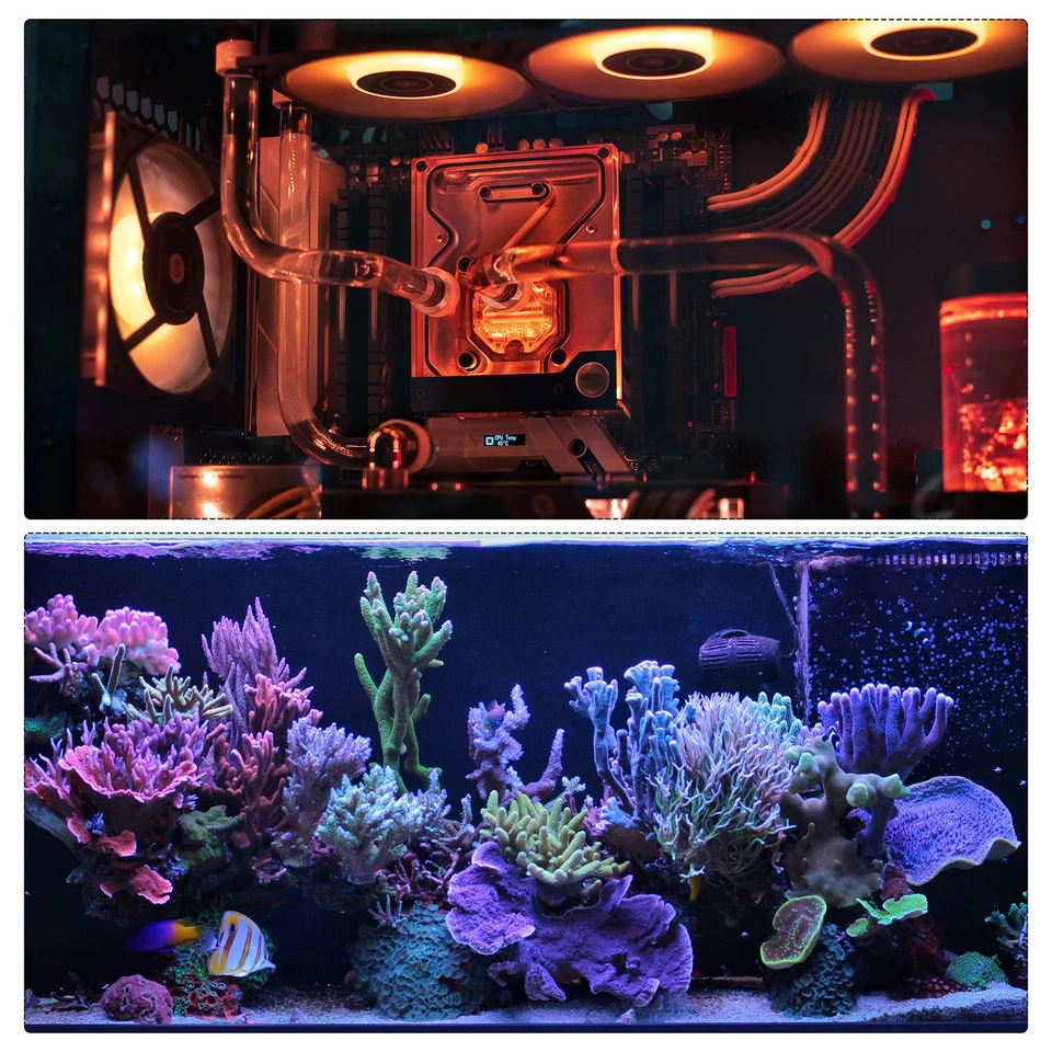 2Pack 11mm(7/16")x12mm(15/32")x1Ft Clear Rigid Tubing Pipe for Plumbing - Изображение 2 из 4