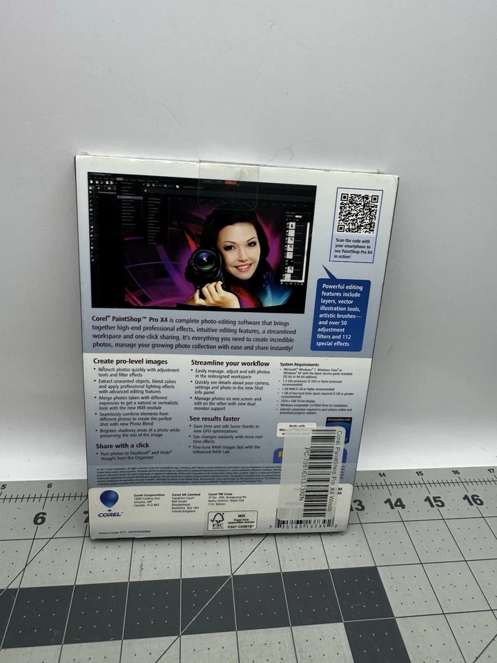 Corel PaintShop Pro X4 [versão antiga] por Corel Platform : Windows Vista, Windows  - Imagem 2 de 2