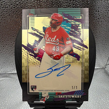 Marketplace image: 2026 Topps Finest Sal Stewart ROOKIE AUTO  Superfractor 1/1 #FA-SSE Reds