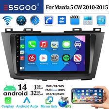 For Mazda 5 2010-2015 9" Android 14 Carplay Car Stereo Head Unit GPS NAV FM Wifi