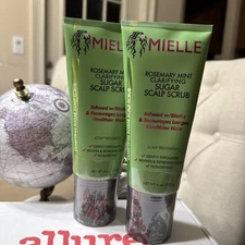 2x Mielle Clarifying Sugar Scalp Scrub, Rosemary Mint, 6 oz ea Lot Of 2 (o1)