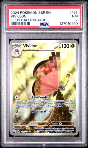Vivillon graded PSA 7 for sale on eBay