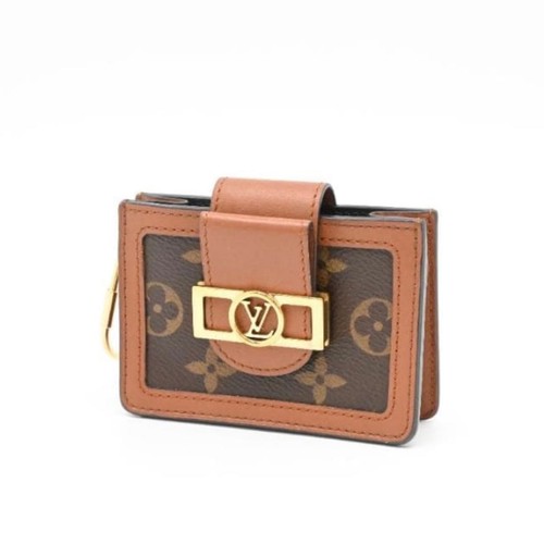 Louis Vuitton Dauphine Monogram Card Case Wallet Pre-owned From Japan