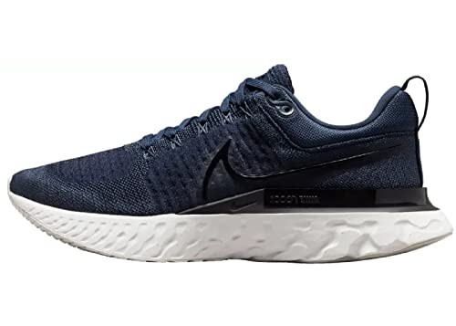 Nike Infinity Run Flyknit 2 Thunder Blue Black Running Shoes Size 8.5 CT2357-401