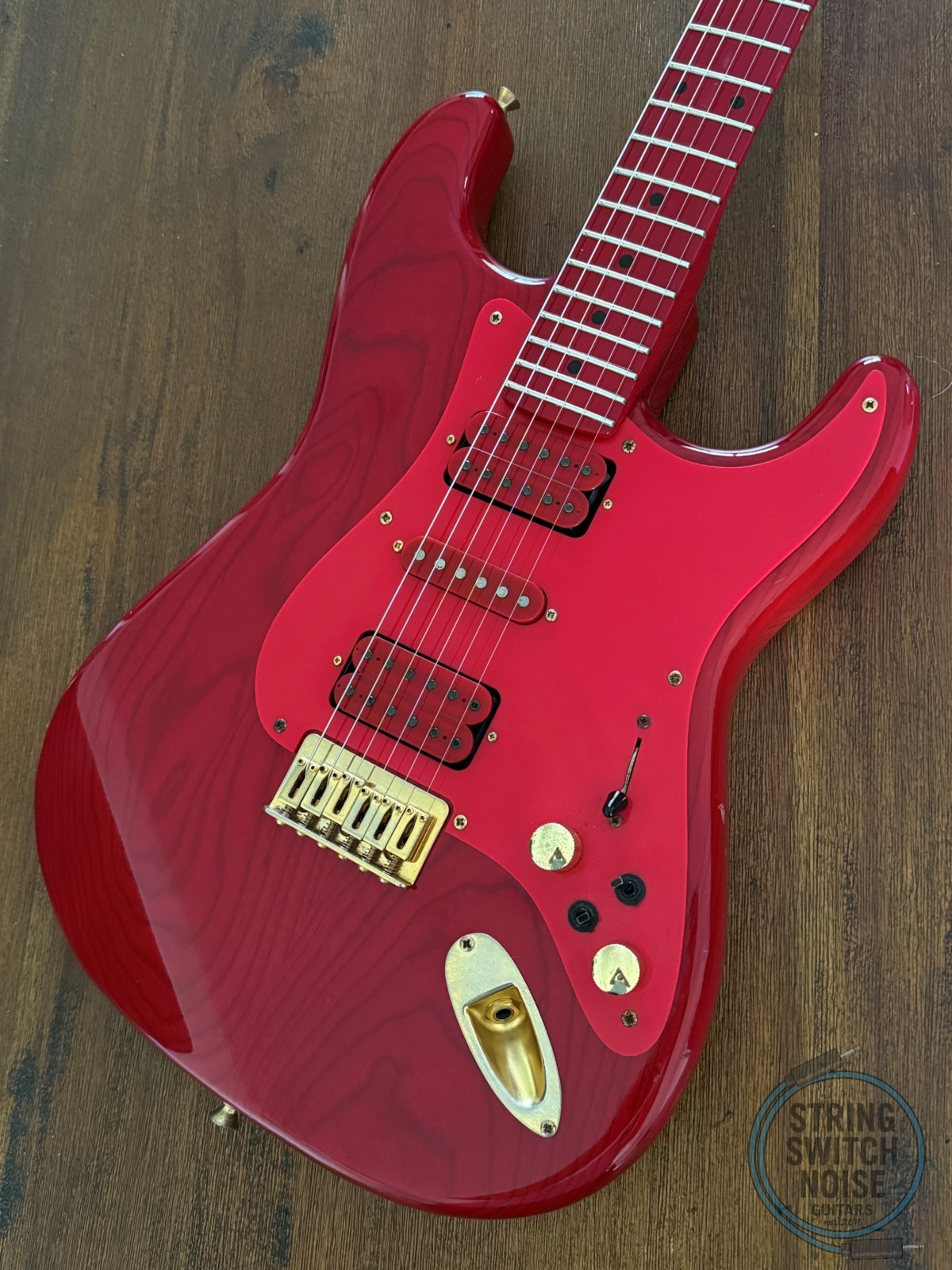 Bill Lawrence Stratocaster, HSH, All Red, MIJ 1985, BL3M-55G Hatake