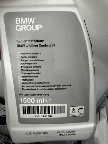 BMW Kühlerfrostschutz Konzentrat - 800ml