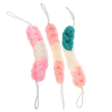 3 Pcs Back Scrubber Loufa Puff Body Scruber Bath Sponges for Shower