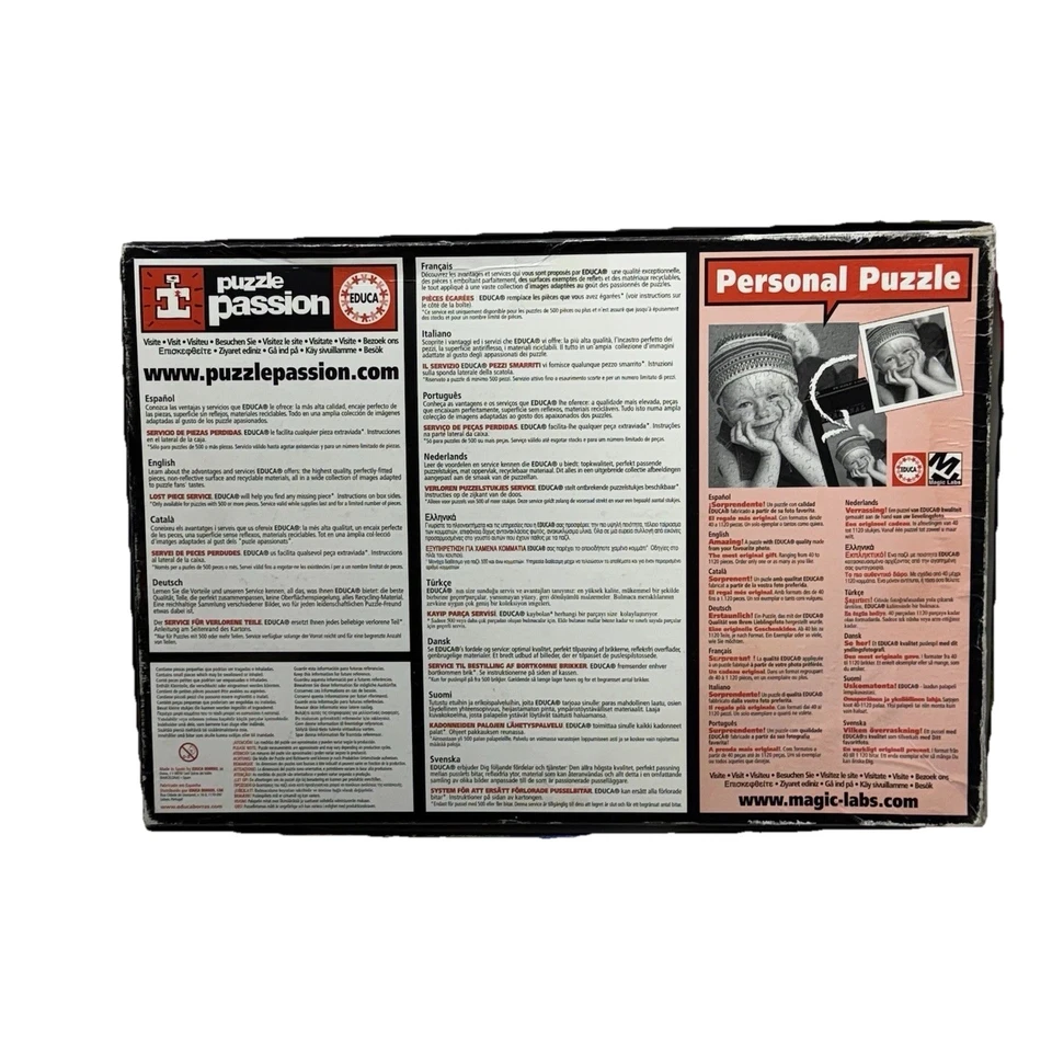 Educa 5000 peças quebra-cabeça 12750 Neuschwanstein & Surroundings nova bolsa lacrada leitura - Imagem 3 de 4