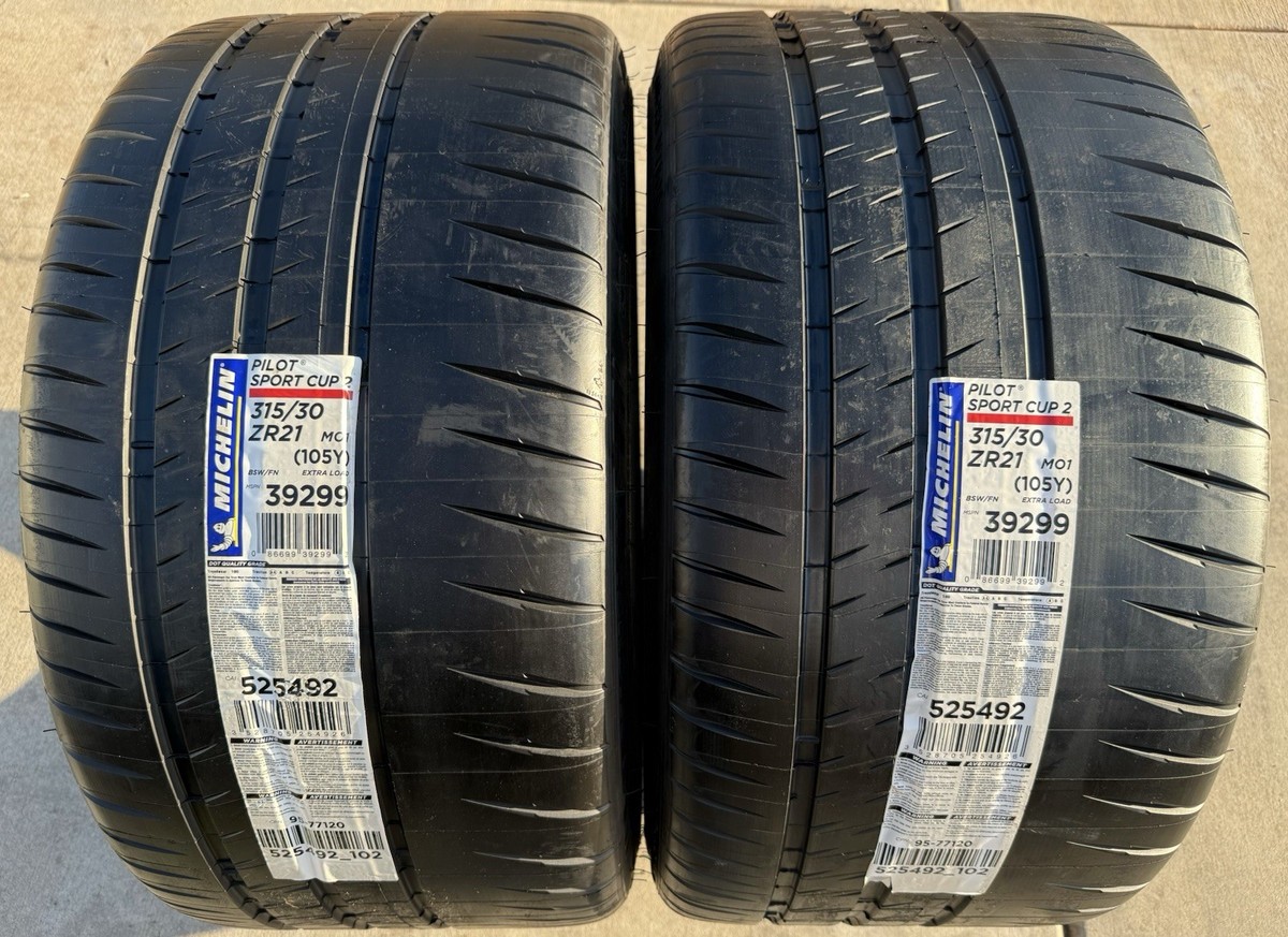 Set of TWO BRAND NEW 315/30ZR21 (105Y) Michelin Pilot Sport Cup 2