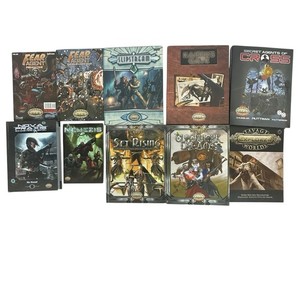 Massive Savage Worlds RPG Lot – Mint/Near Mint Condition bulk (38)