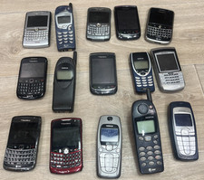 Lot of 15 Blackberry Nokia Cell Phones Not Tested AS-IS  Model  in Description