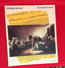 1976 The Hartford Courant Newspaper Independence Day History Advertising Insert 1976 The Hartford Courant Newspaper Independence Day History Advertising Insert
